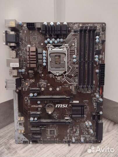 Комплект i7 6700k и MSI Z170-A PRO