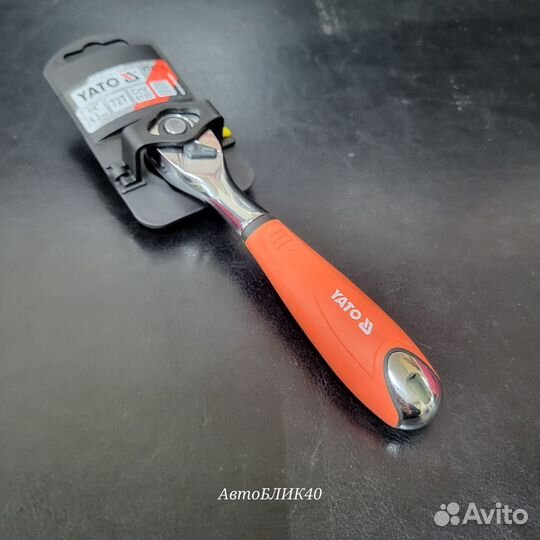 Трещотка с изогнутой ручкой 1/4