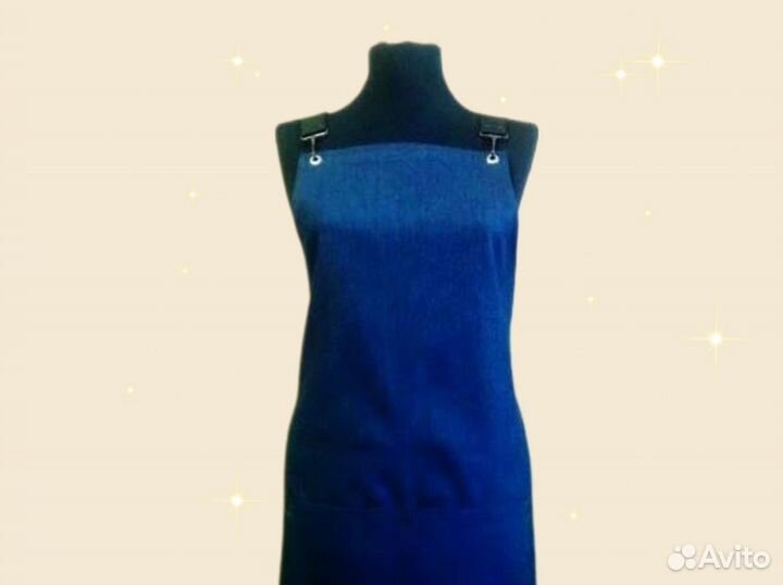 Фартук джинсовый