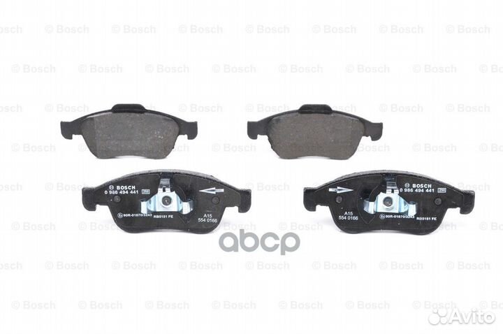 Колодки тормозные дисковые перед Bosch 0 986 494