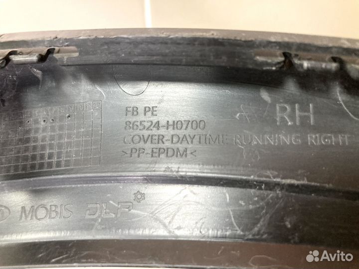 Накладка птф правая Kia Rio 4 2020 рестайлинг