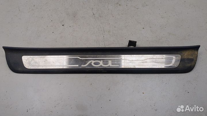 Накладка на порог киа Soul 2019, 2020