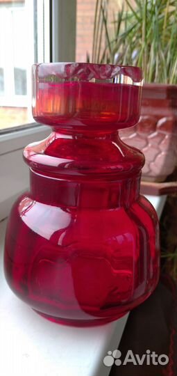Графин цветное стекло СССР