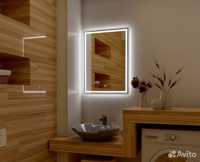 Зеркало с подсветкой fancy