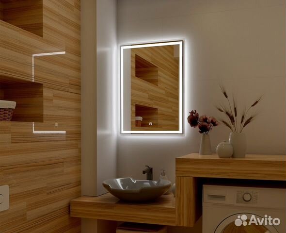 Зеркало с подсветкой fancy