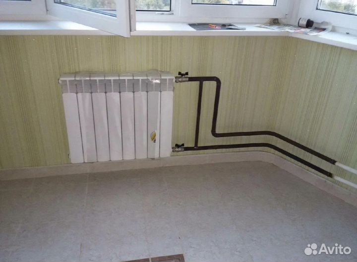 Замена батарей отопления (сварка)