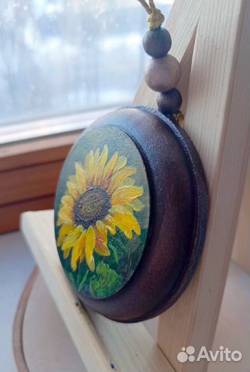 Картина на подвесе Подсолнух