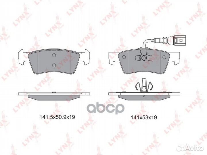 Колодки тормозные дисковые зад ;VW Touareg 2