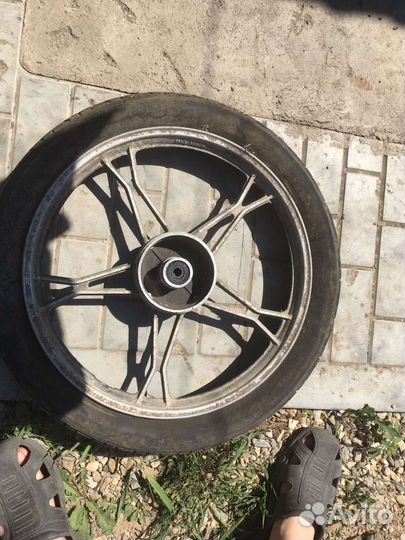 Колесо мопеда