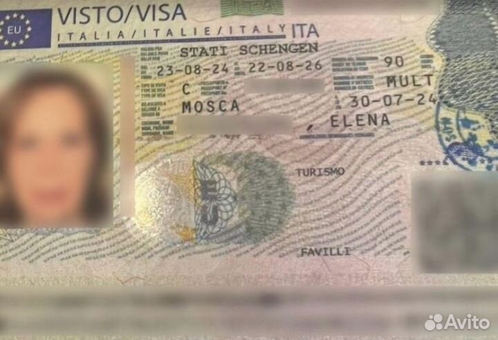 Виза в Италию Шенген Европа