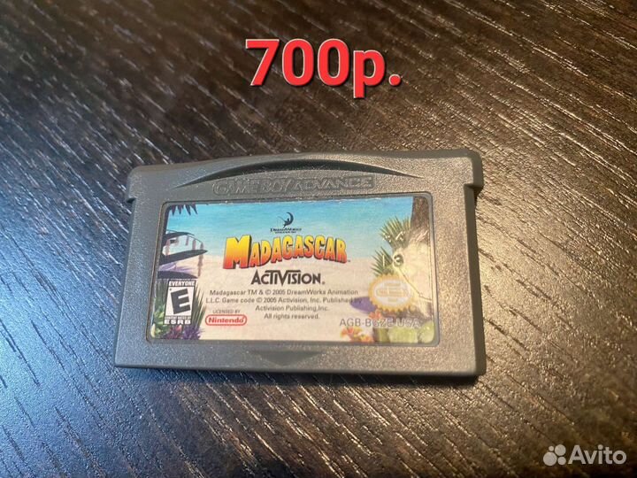 Лицензионные картриджи для GBA