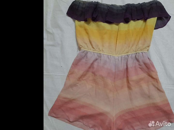 Alice Olivia шёлковый комбинезон ромпер