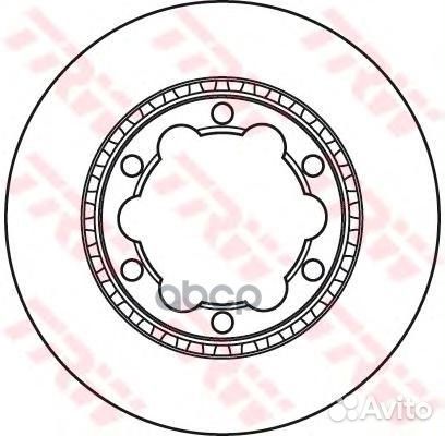Диск тормозной зад DF4919S TRW