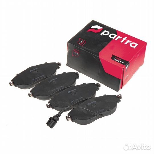 Тормозные колодки задние partra BP6128