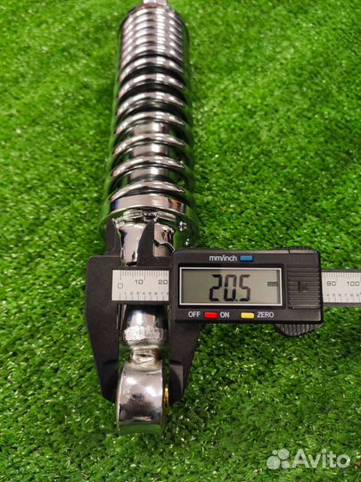 Амортизатор для квадроциклов, багги 28 см хром