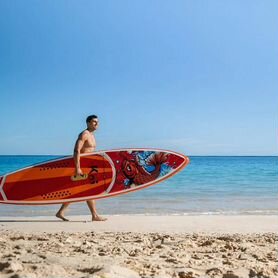 Sup board Fun Water koi сап борд доска с рыбкой