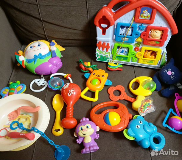 Игрушки погремушки пакетом