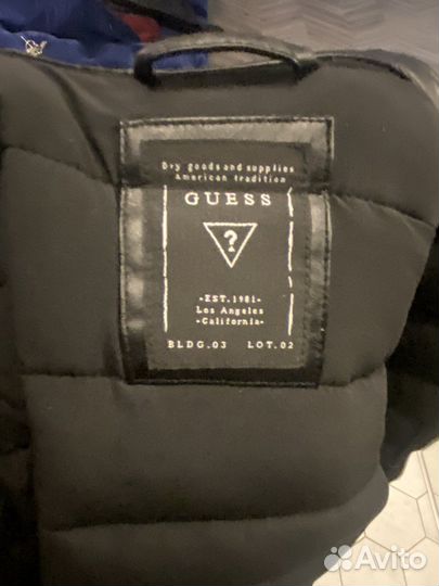 Куртка экокожа unisex Guess