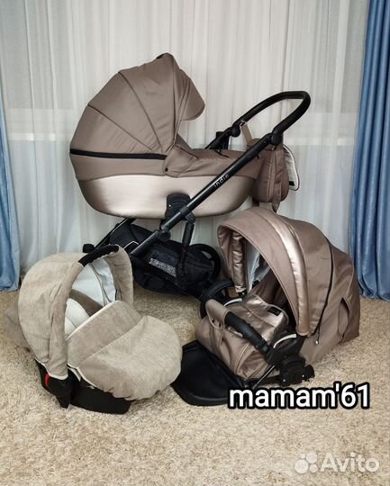 3в1 или 2в1 шикарная Peppy Indie в коже