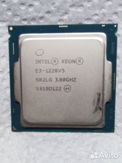 Процессор xeon e3 1220 v5 1151