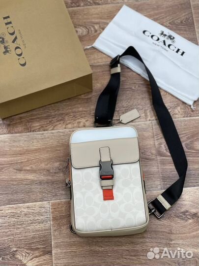 Мужская сумка через плечо coach