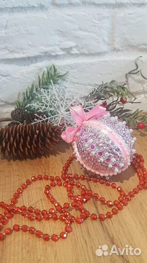 Новогодние шары ручной работы