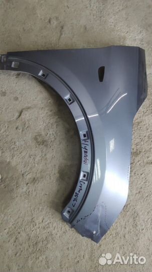 Переднее крыло на hyundai creta