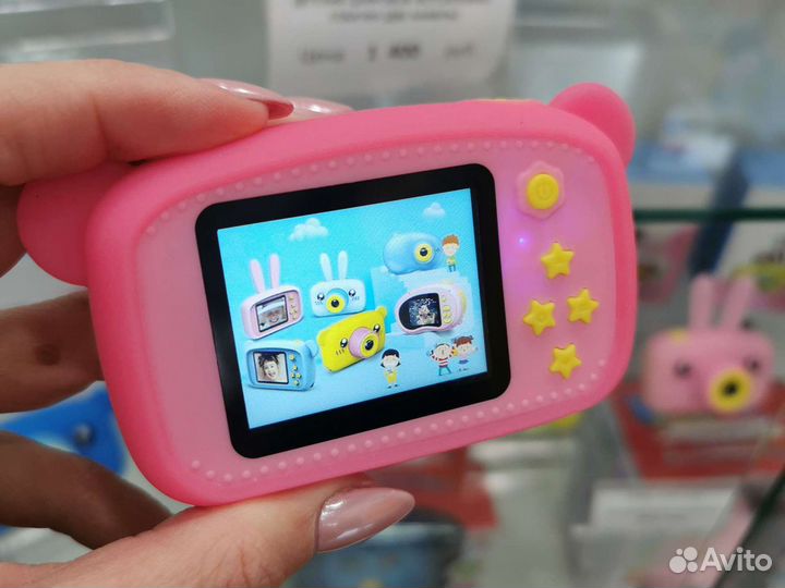 Детская фото-видео камера мишка