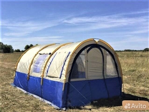 Палатка туристическая 4-Х местная lanyu 1801