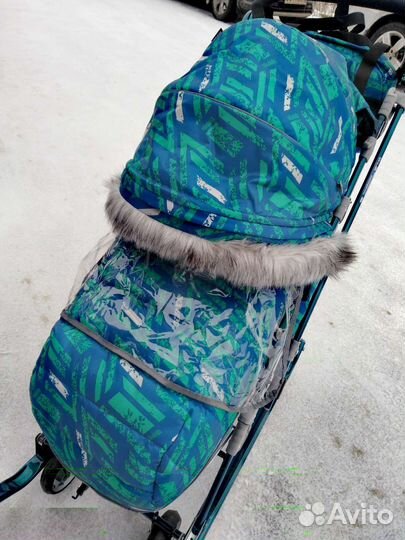 Новые Санки-Коляска Nika 7-8S