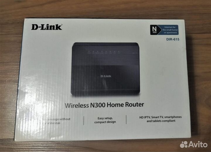 Poymep Wi-Fi D-Link DIR-615/A 300 Мбит/с