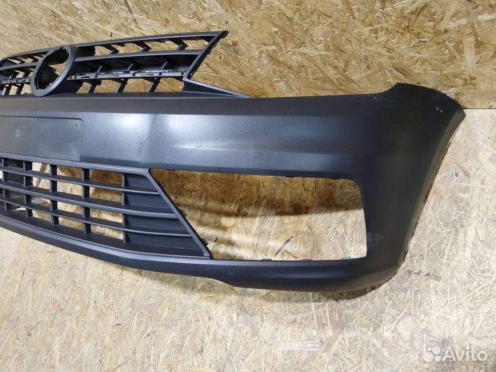 Бампер передний на VW Caddy 4 2016