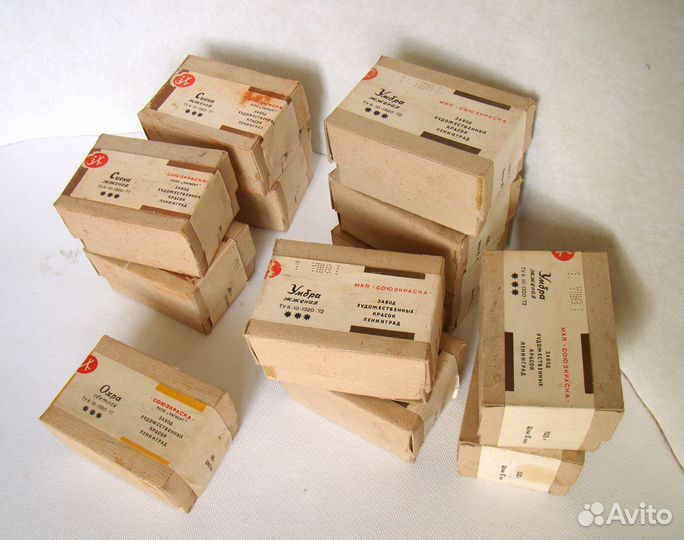 Пигменты для художественных работ СССР