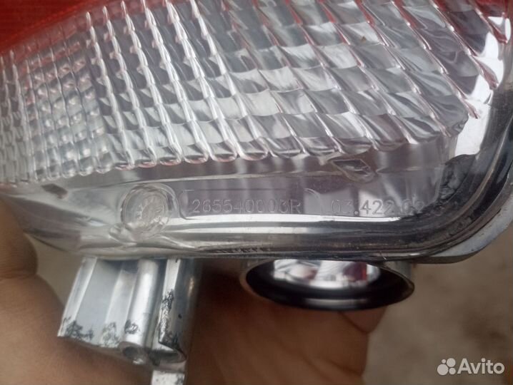 Фонарь заднего хода правый Renault Kaptur