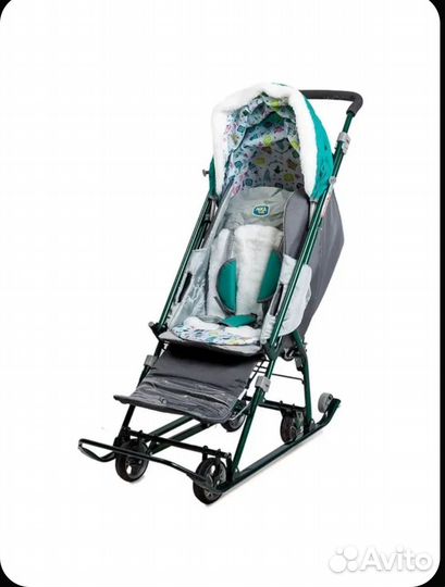 Детские санки коляска nika