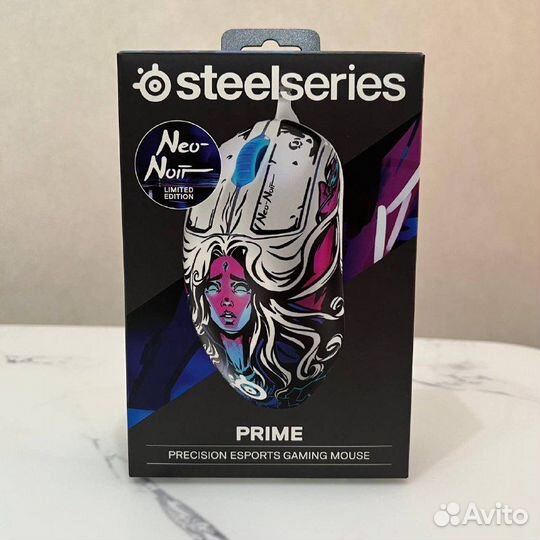 Мышь проводная SteelSeries Prime Neo Noir Edition