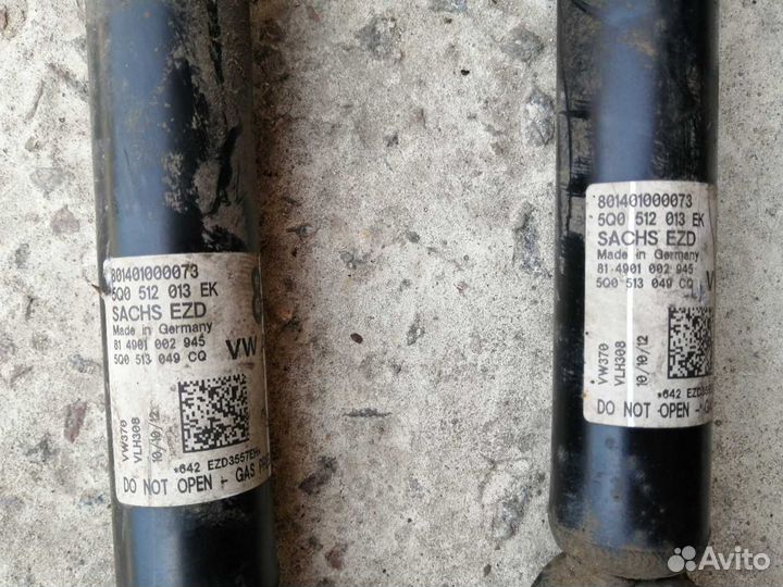 Задний Амортизатор Гольф 7 Октавия А7