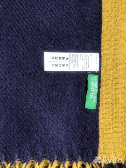 Шарф benetton двухсторонний