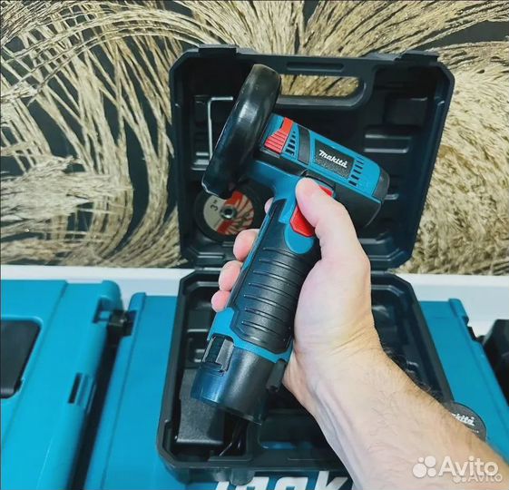 Мини ушм болгарка Makita аккумуляторная