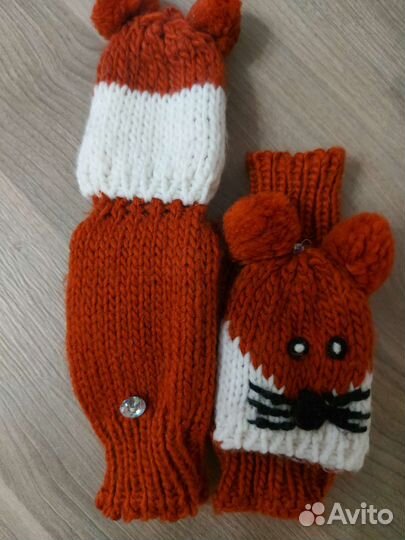 Варежки для девочки