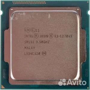 Процессор xeon e3 1270 v3