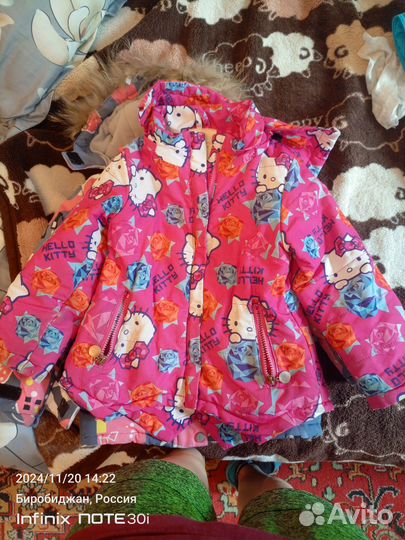 Куртка детская для девочки 110