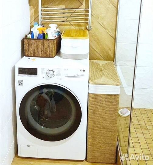 Корзина для белья узкая