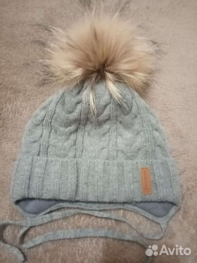 Шапка для мальчика демисезонная 46-48