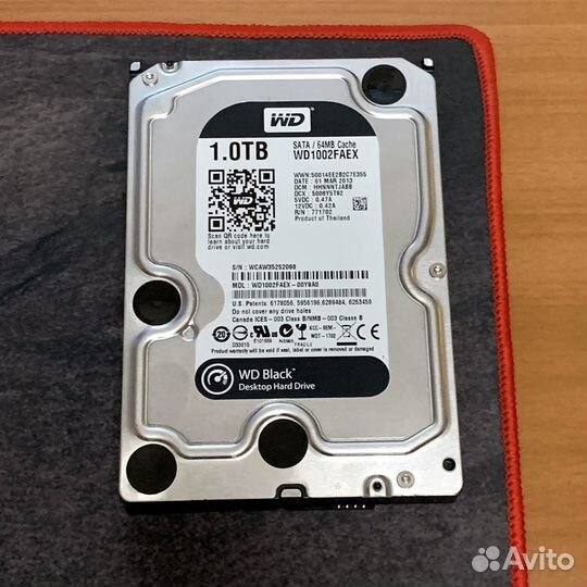 HDD 3.5 WD Black 1TB/64/7200