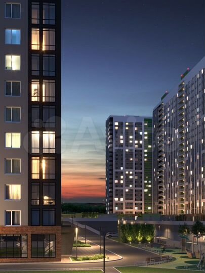 1-к. квартира, 41,1 м², 19/22 эт.