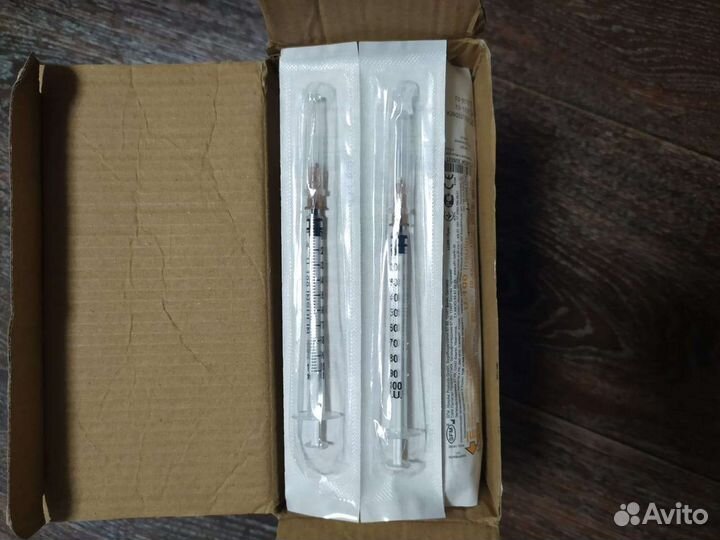 Шприцы инсулиновые