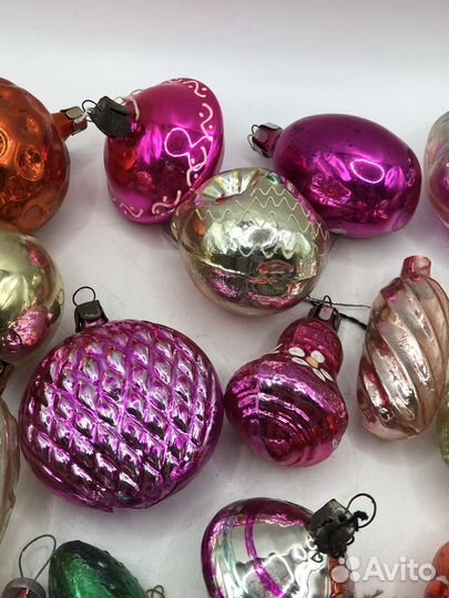 Елочные игрушки СССР набор 25 штук