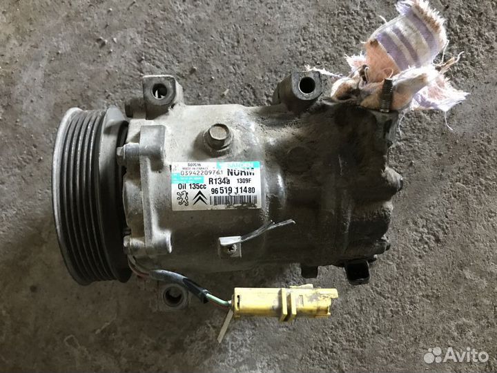 Компрессор кондиционера Citroen C4 Picasso