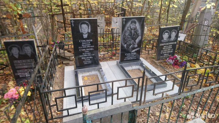 Заливки опалубок, памятники